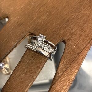 Silver tone Fashion ring NWT